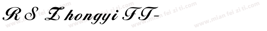RS Zhongyi FT字体转换
